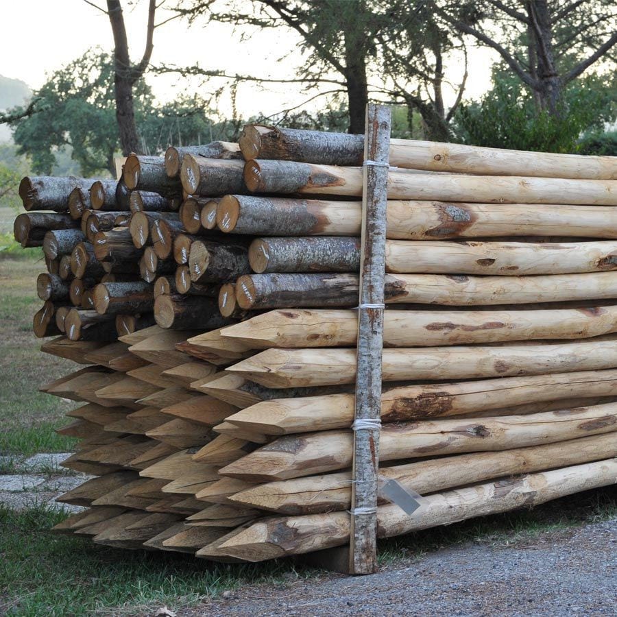 Gartenpro - 10 Coperchietto Rame Palo Tondo 8 10 12 Impregnato Autoclave Legno Casetta - 12