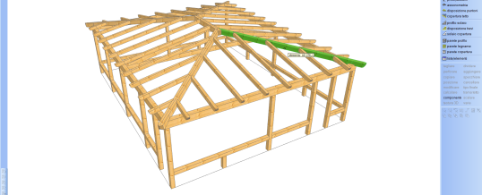 Progettazione completa di tetti e strutture in legno in 3d – vela s.r.l. Progetto gazebo in legno